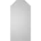 Ekena Millwork Octagonal Top Surface Mount PVC Gable Vent w/ 3-1/2"W x 1"P Standard Frame, 14"W x 28"H GVPOT14X2801SN - alternate 2